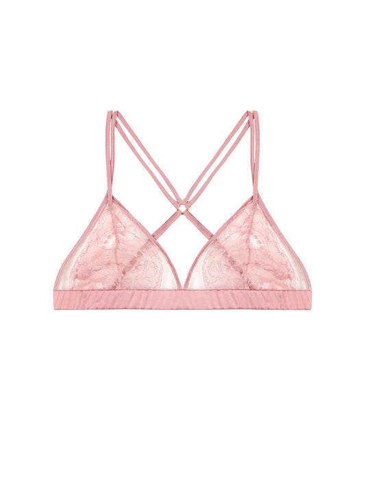 FleurOfEngland Lyla Pink Boudoir Bra
