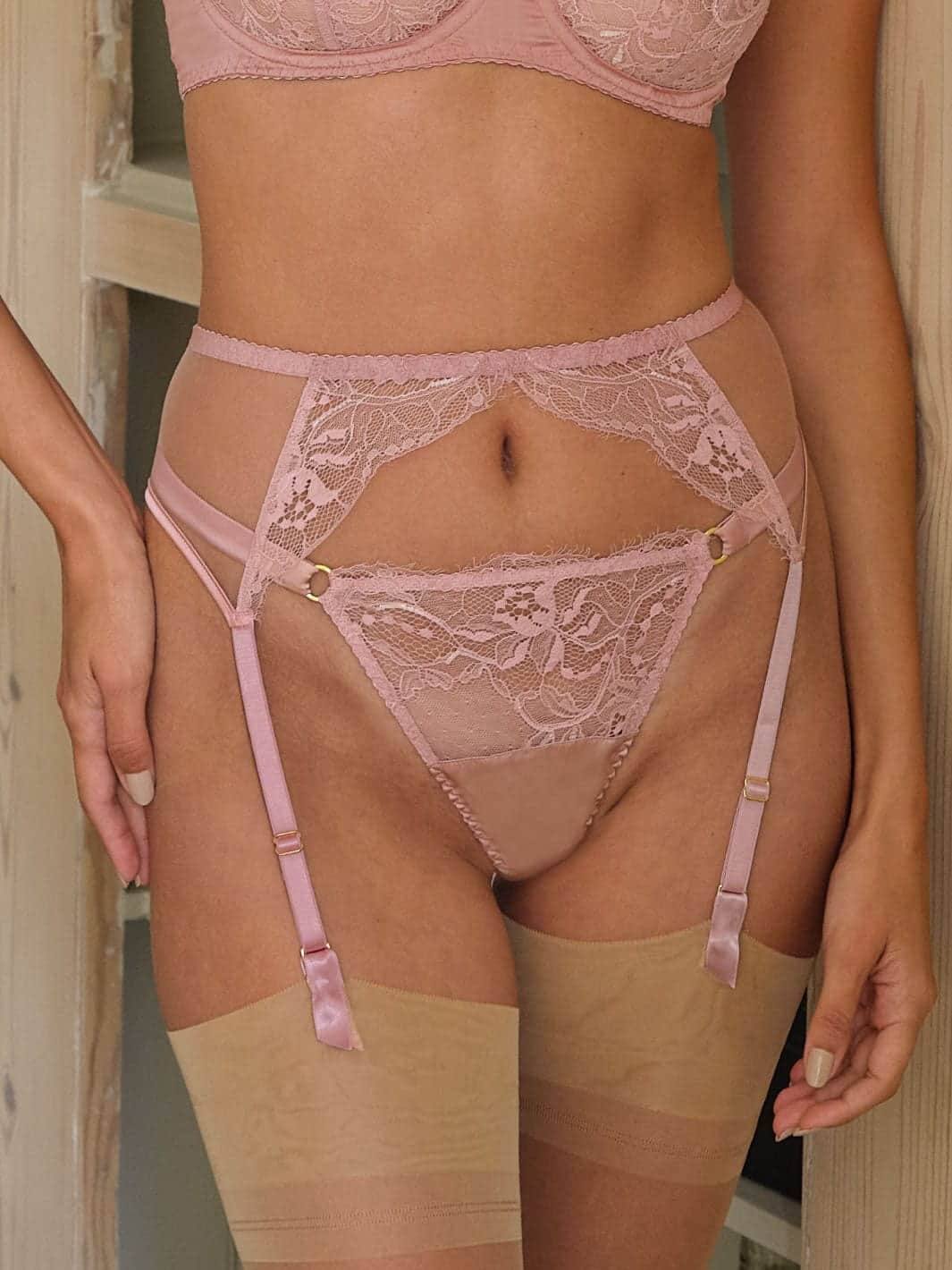 Fleur of England Luxury Lingerie Lyla Suspender Belt