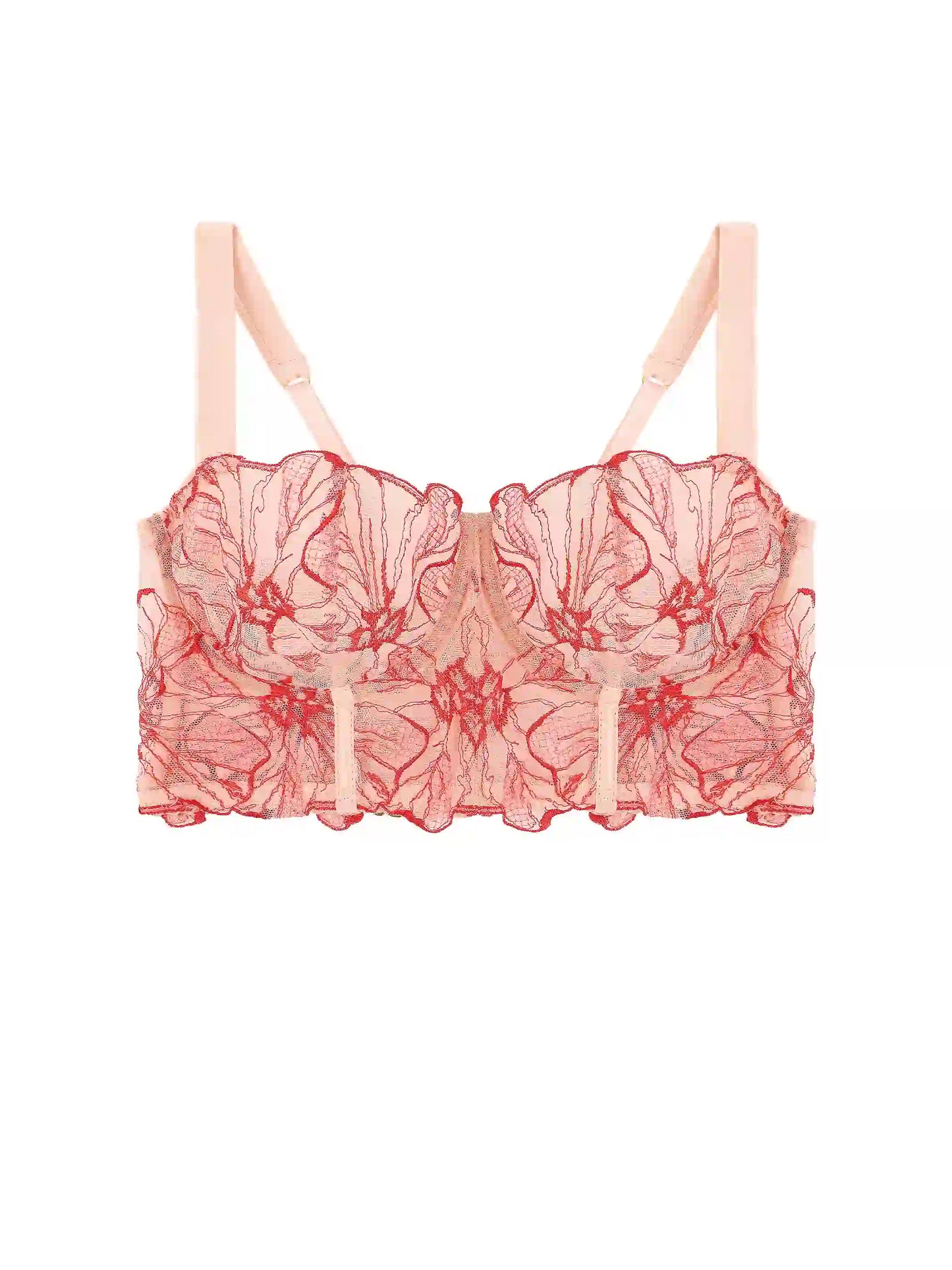 FleurOfEngland Rosa Longline Bra