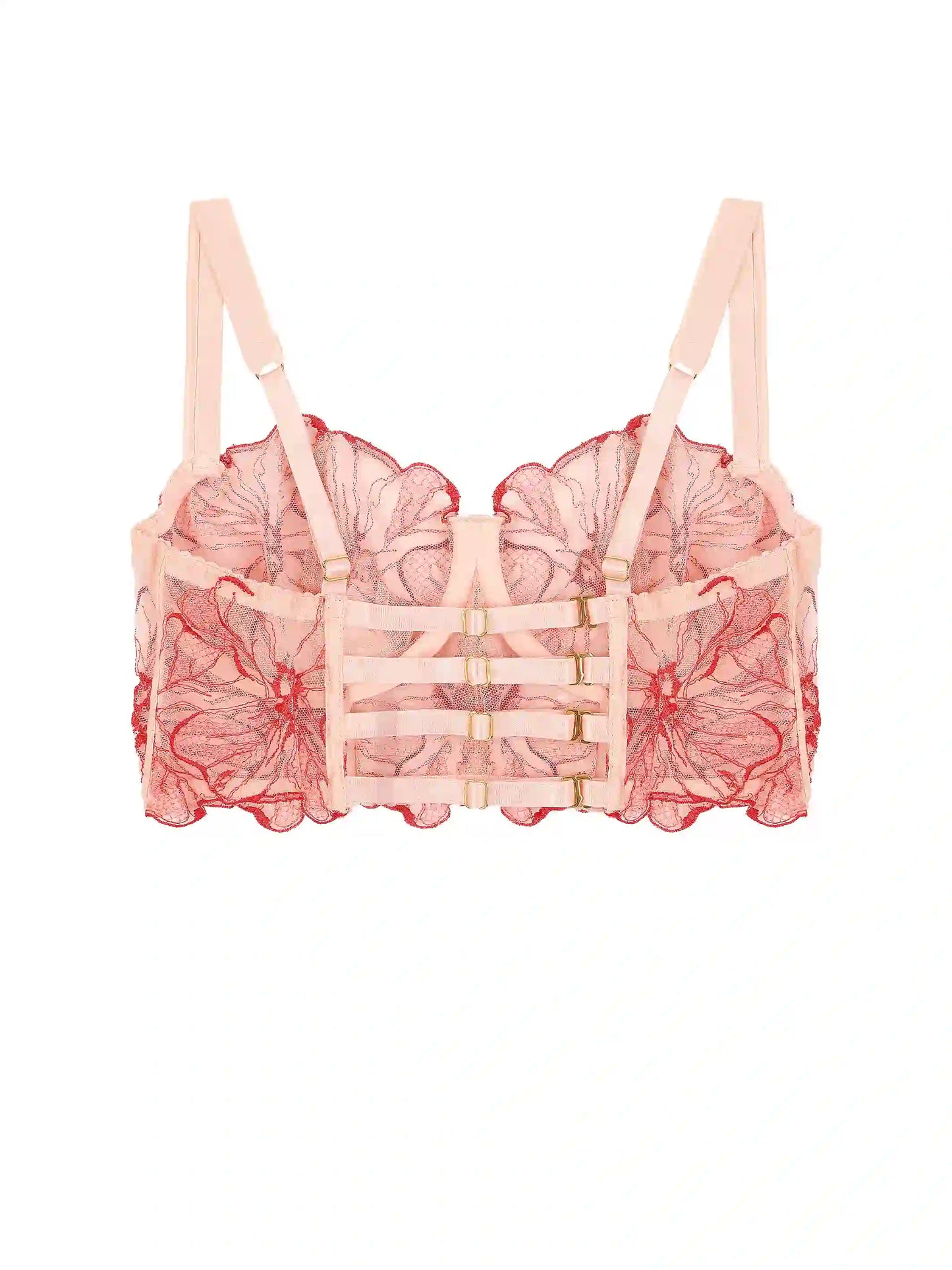 FleurOfEngland Rosa Longline Bra