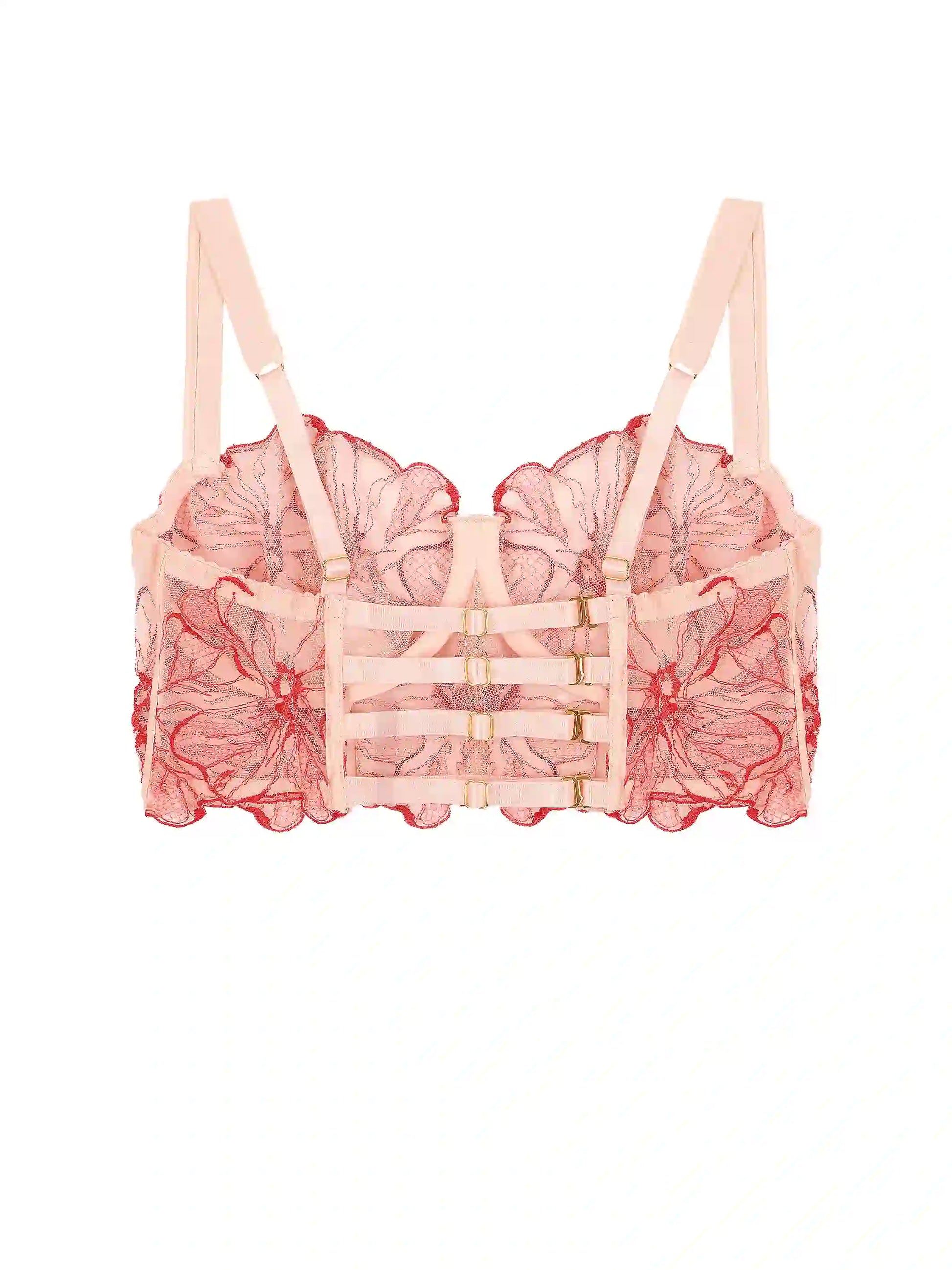 FleurOfEngland Rosa Longline Bra