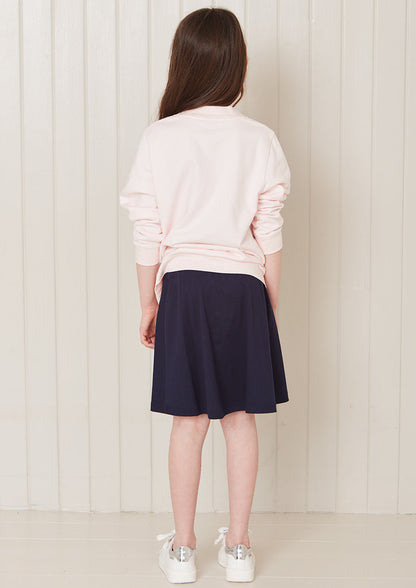 Owa Yurika Sophie Girls Navy Skirt