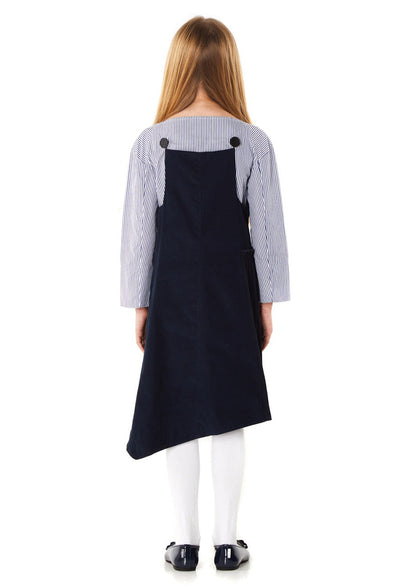 Owa Yurika Penelope Girls Navy Dress