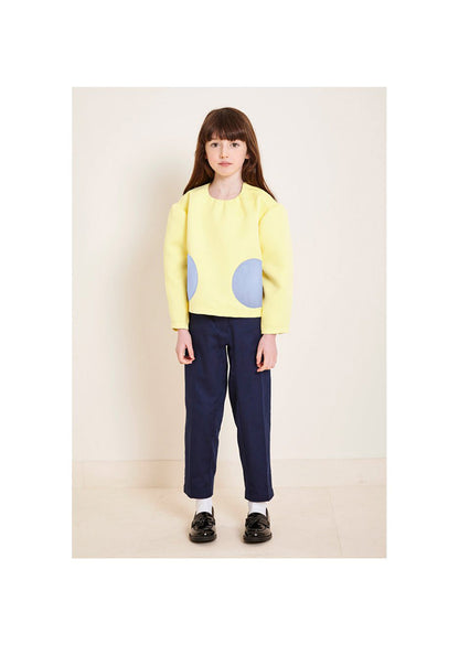 Owa Yurika Lihua Girls Top Yellow