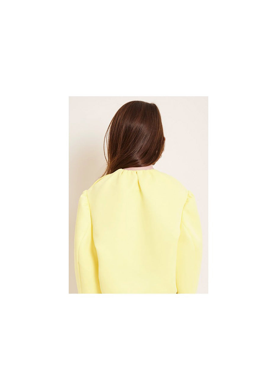 Owa Yurika Lihua Girls Top Yellow
