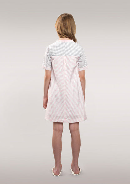 Owa Yurika Saida Girls Spring Summer Dress Pink