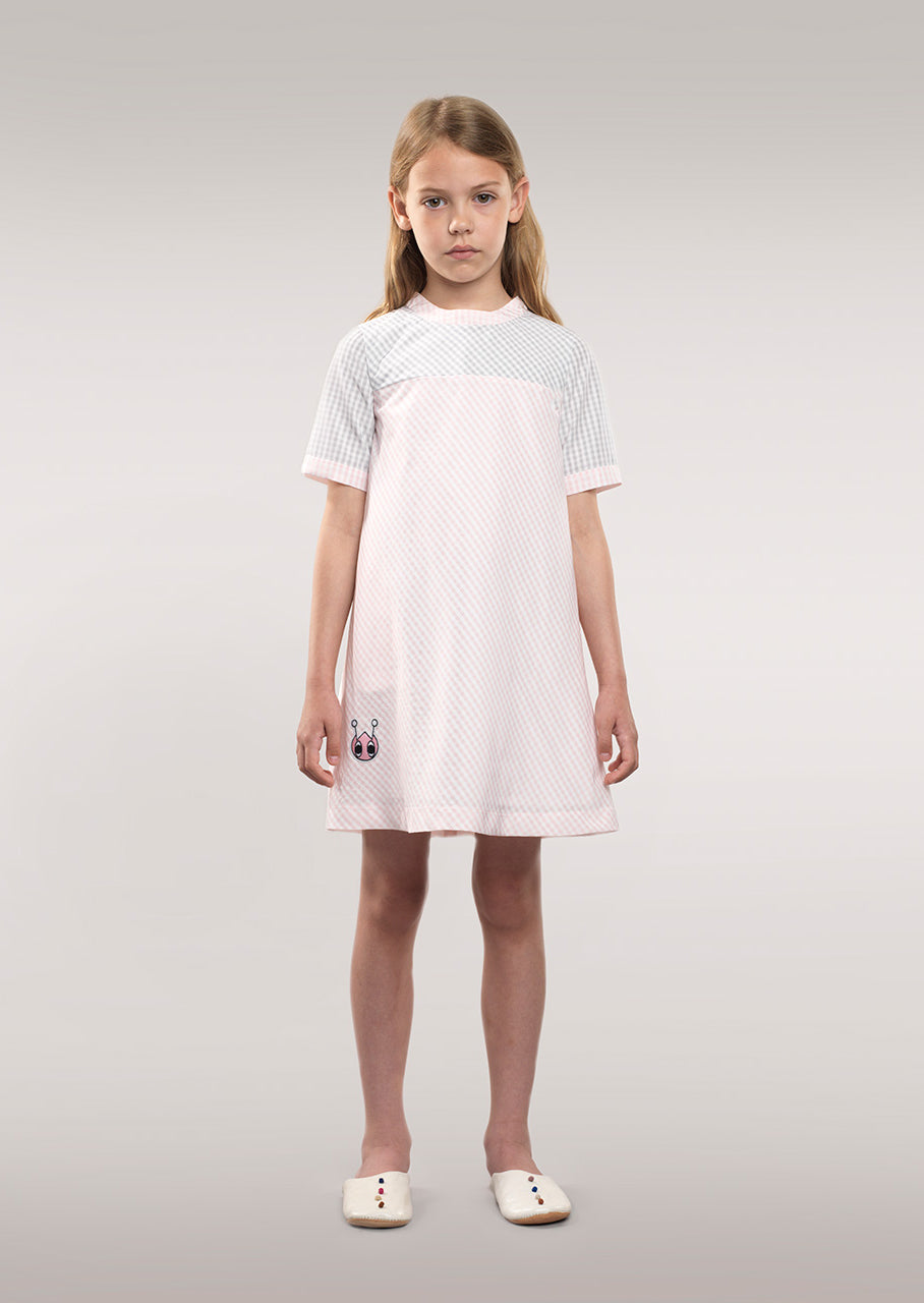 Owa Yurika Saida Girls Spring Summer Dress Pink