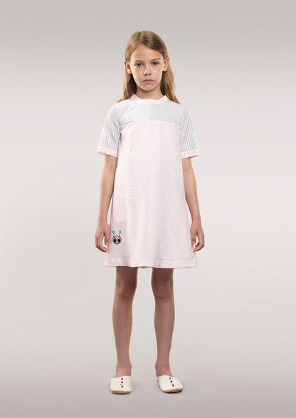 Owa Yurika Saida Girls Spring Summer Dress Pink